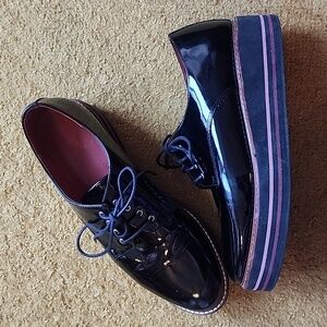 M&S Platform Derbies - Tri Color Bottoms - Leather Uppers - US Women's Size 9.5